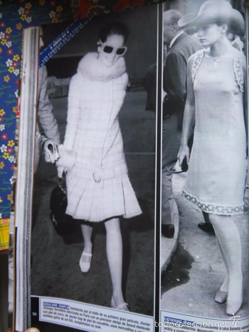 Coleccionismo de revistas y peri&oacute;dicos: RECORTE GERALDINE CHAPLIN CATHERINE SPAAK