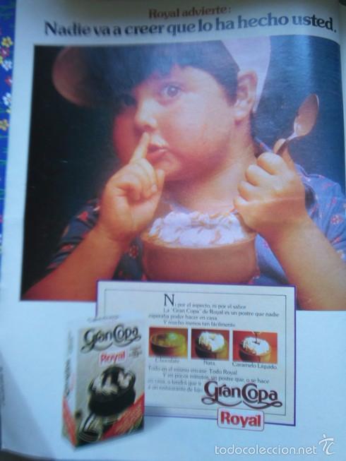 Collectionnisme de Revues et Journaux: RECORTE ANUNCIO PUBLICIDAD GRAN COPA ROYAL