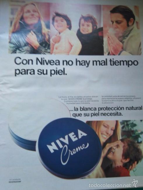 Collectionnisme de Revues et Journaux: RECORTE ANUNCIO CREMA NIVEA CREAM