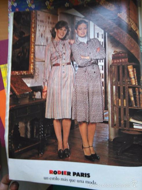 Collectionnisme de Revues et Journaux: RECORTE ANUNCIO PUBLICIDAD RODIER PARIS MODA