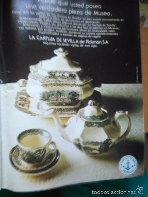 Coleccionismo de Revistas y Peri&oacute;dicos: RECORTE ANUNCIO PUBLICIDAD LA CARTUJA DE SEVILLA DE PICKMON VAJILLAS