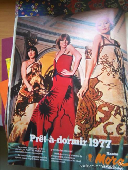 Sammeln von Zeitschriften und Zeitungen: RECORTE ANUNCIO PUBLICIDAD PRET A DORMIR 1977 MANTAS MORA