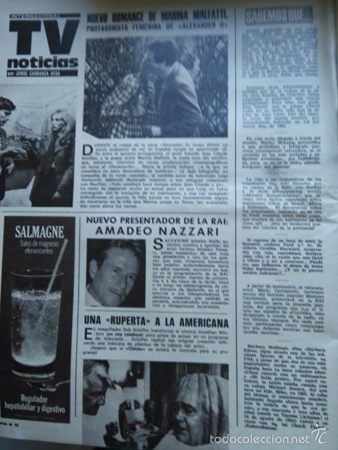 Colecionismo de Revistas e Jornais: RECORTE MARINA MALFATTI AMADEO NAZZARI SALMAGNE RUPERTA A LA AMERICANA BOB SCHIFFER