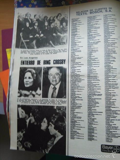 Colecionismo de Revistas e Jornais: recorte BING CROSBY