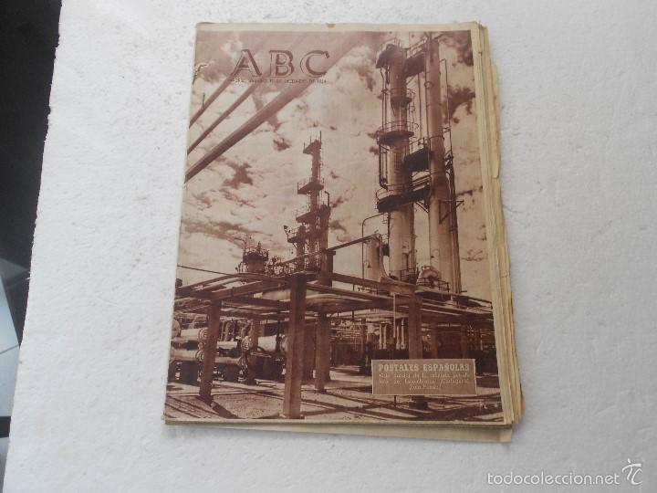 Coleccionismo de Revistas y Peri&oacute;dicos: REVISTA ABC , 11 DICIEMBRE 1954 REFINERIA PETROLERA DE ESCOMBRERAS CARTAJENA