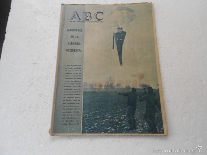 Coleccionismo de Revistas y Peri&oacute;dicos: REVISTA ABC ,  1 DE NOVIEMBRE 1954 MANIOBRAS EN LA ALEMANIA OCCIDENTAL