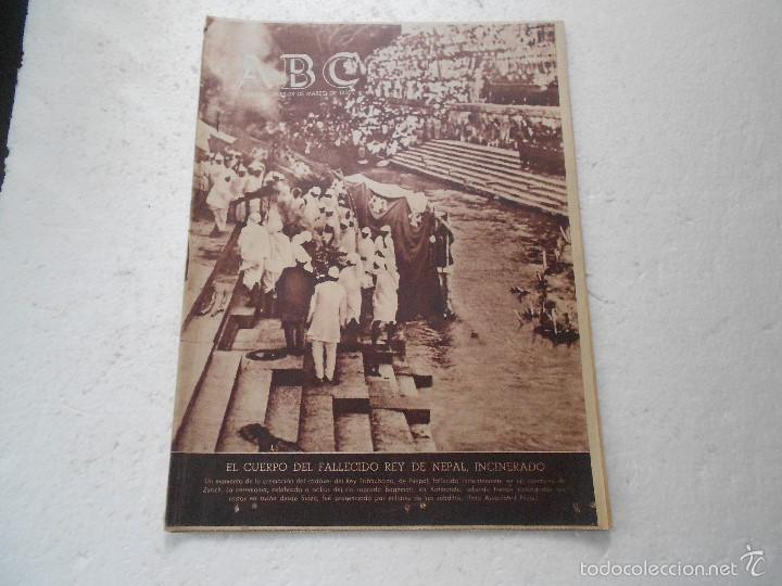Coleccionismo de revistas y peri&oacute;dicos: REVISTA ABC , 28 DE MARZO DE 1955