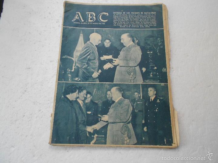 Coleccionismo de Revistas y Peri&oacute;dicos: REVISTA ABC , 20 DE MARZO DE 1956 PREMIOS NATALIDAD