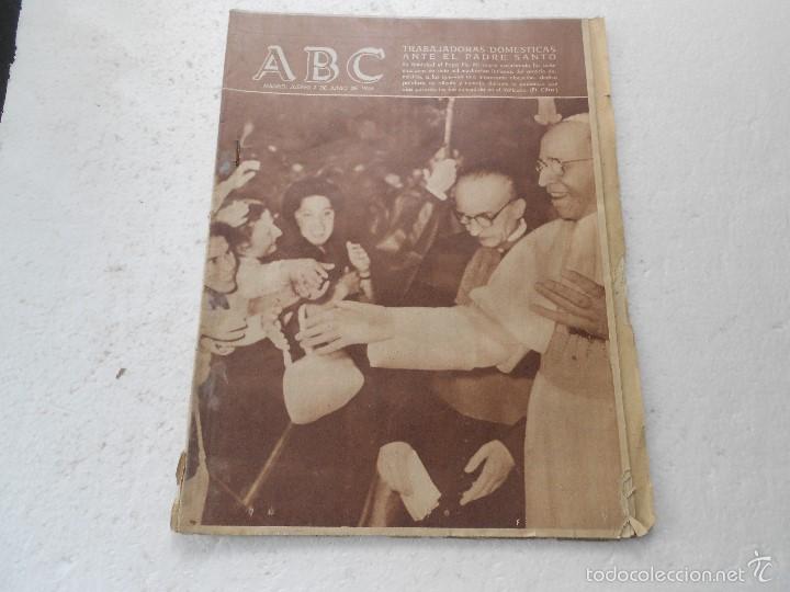 Coleccionismo de Revistas y Peri&oacute;dicos: REVISTA ABC , 7 DE JUNIO DE 1956 PIO XII
