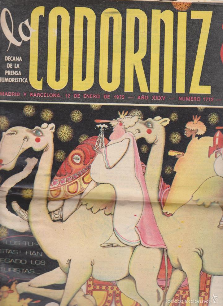 Coleccionismo de Revistas y Peri&oacute;dicos: La Codorniz n&ordm;  1712.