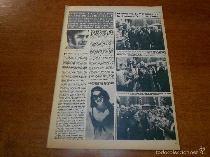 Coleccionismo de revistas y peri&oacute;dicos: RETAL 1972: DUQUESA VICTORIA LUISA, MADRE DE LA REINA FEDERICA. ALEJANDRO ONASSIS. ELVIS PRESLEY QUI
