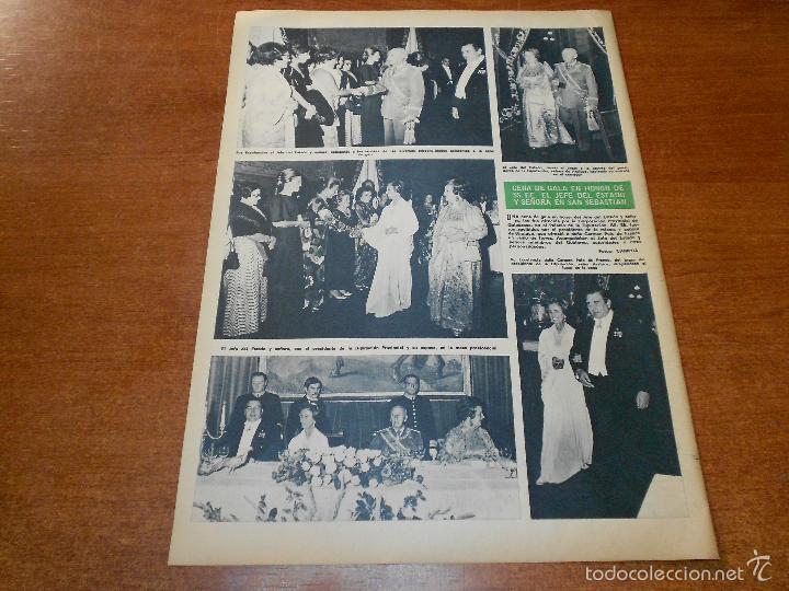 Colecionismo de Revistas e Jornais: RETAL 1972: SAN SEBASTI&Aacute;N CENA EN HONOR FRANCO. SR. ARALUCE PTE. DIPUTACI&Oacute;N. PUBLICIDAD MOUSSEL LEGR