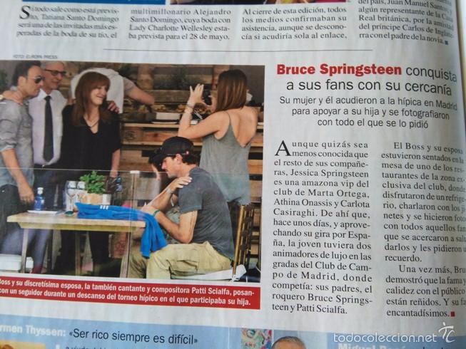 Coleccionismo de Revistas y Peri&oacute;dicos: RECORTE BRUCE SPRINGSTEEN