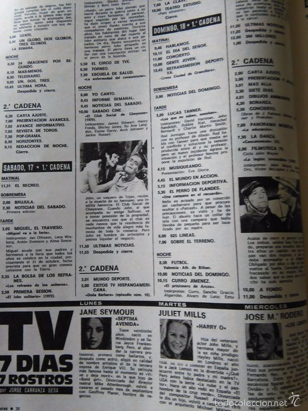 Coleccionismo de revistas y peri&oacute;dicos: recorte JULIET MILLS HARRY O JOSE MARIA RODERO JANE SEYMOUR LA LEGION INVENCIBLE