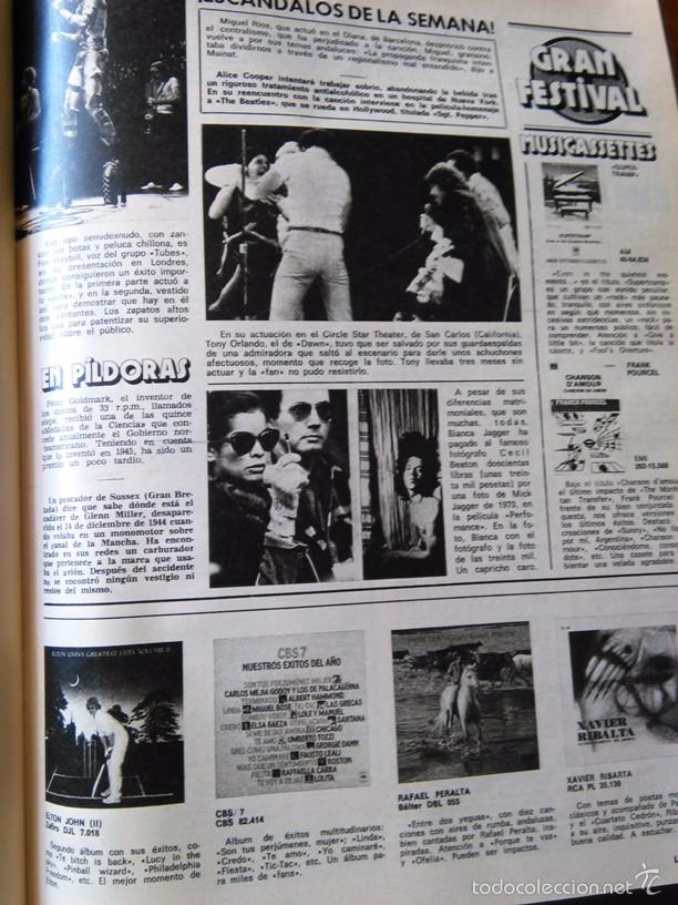 Coleccionismo de Revistas y Peri&oacute;dicos: recorte FEE WAYBILL TUBES BIANCA JAGGER CECIL BEATON MICK THE ROLLING STONES ELTON JOHN