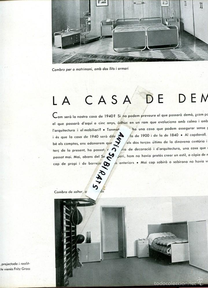 Coleccionismo de revistas y peri&oacute;dicos: REVISTA A&Ntilde;O 1934 ARQUITECTURA MODERNA FRITZ GROSS RARAS FOTOS DE TOSSA DE MAR TOSA JOAQUIM SUNYER