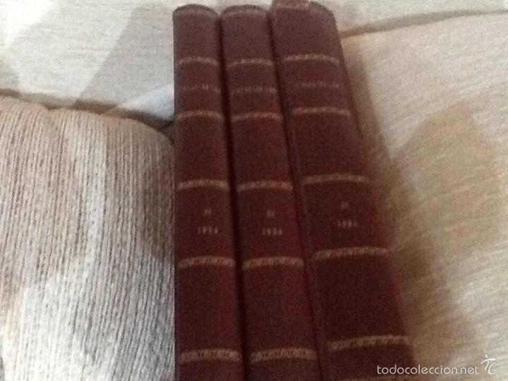 Sammeln von Zeitschriften und Zeitungen: L'illustration a&ntilde;o 1934 completo, 3 tomos