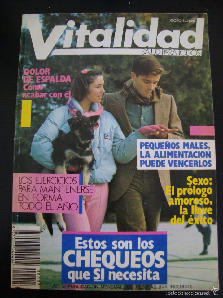 Coleccionismo de Revistas y Peri&oacute;dicos: VITALIDAD N&ordm; 5. SALUD PARA TODOS. EDITA SARPE 1986. ESTOS SON LOS CHEQUEOS QUE SI NECESITA.