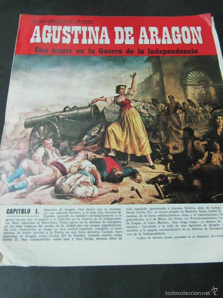 Coleccionismo de Revistas y Peri&oacute;dicos: COLECCIONABLE REVISTA SEMANA CAPITULO 1 AGUSTINA DE ARAGON