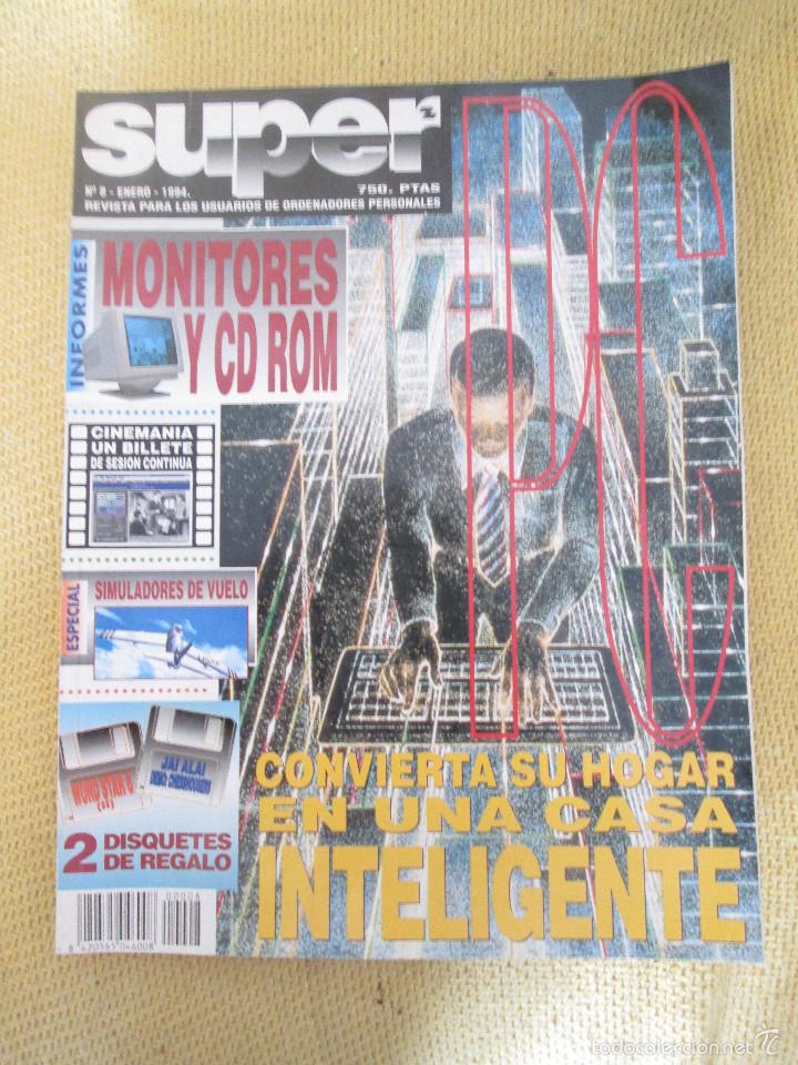 Sammeln von Zeitschriften und Zeitungen: SUPER PC N&ordm; 8 ENERO 1994