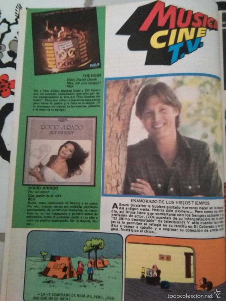 Coleccionismo de Revistas y Peri&oacute;dicos: RECORTE BRUCE BOXLEITER ROCIO JURADO THE DOGS