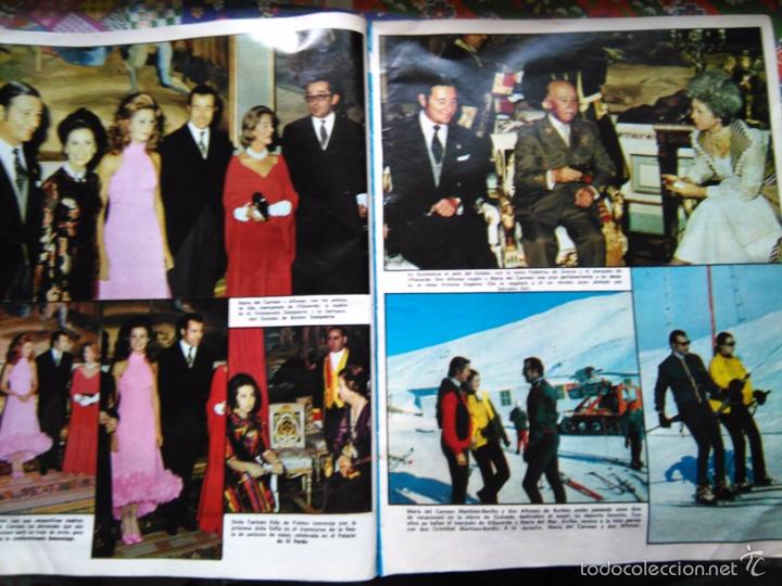 Collectionnisme de Revues et Journaux: recorte CARMEN MARTINEZ BORDIU ROSSI EL DUQUE DE CADIZ DON ALFONSO DE BORBON FRANCO