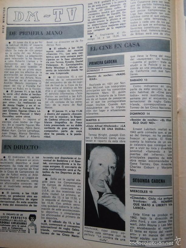 Coleccionismo de Revistas y Peri&oacute;dicos: RECORTE ALFRED HITCHCOCK