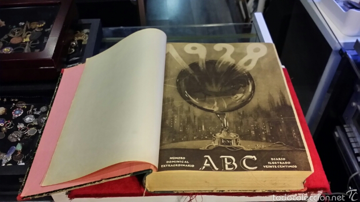 Coleccionismo de Revistas y Peri&oacute;dicos: ABC 1928 tomo con los n&uacute;meros dominicales extraordinarios