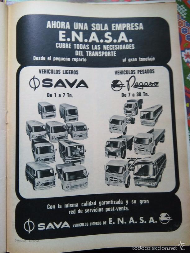 Coleccionismo de Revistas y Peri&oacute;dicos: recorte ANUNCIO CAMIONES PEGASO ENASA SAVA