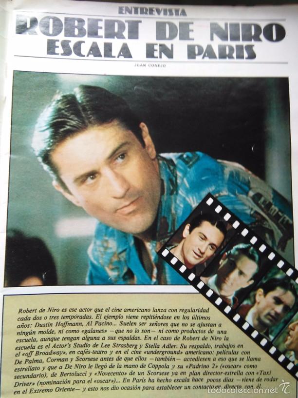 Coleccionismo de Revistas y Peri&oacute;dicos: recorte ROBERT DE NIRO LIZA MINELLI NEW YORK NEW YORK