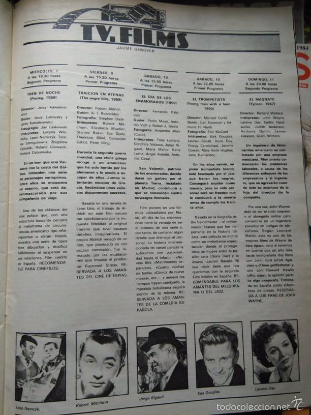 Coleccionismo de Revistas y Peri&oacute;dicos: recorte leon nemyck robert mitchum jorge rigaud kirk douglas laraine day
