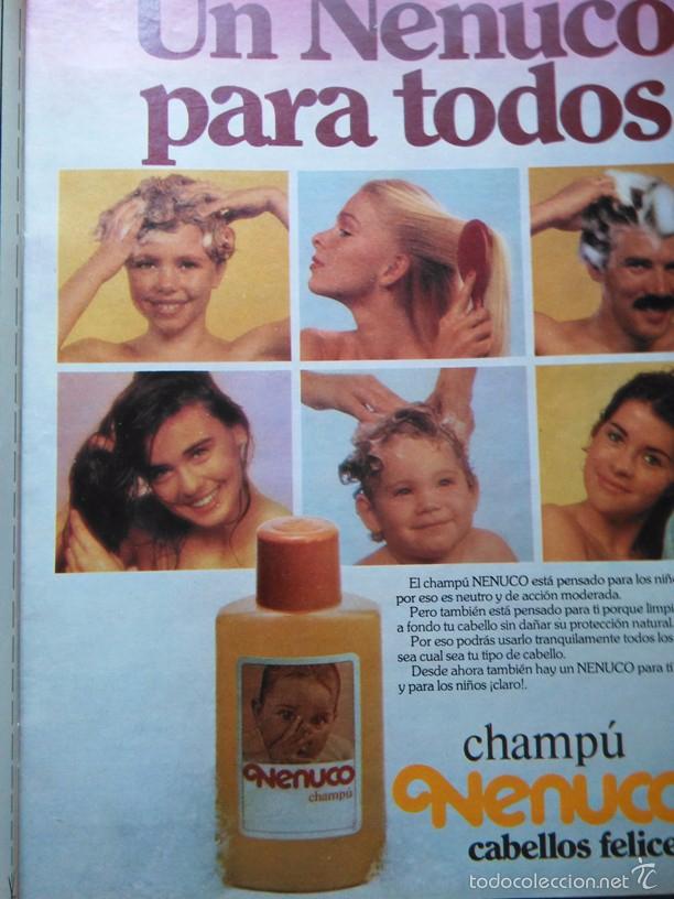 Coleccionismo de Revistas y Peri&oacute;dicos: RECORTE ANUNCIO PUBLICIDAD CHAMPU NENUCO