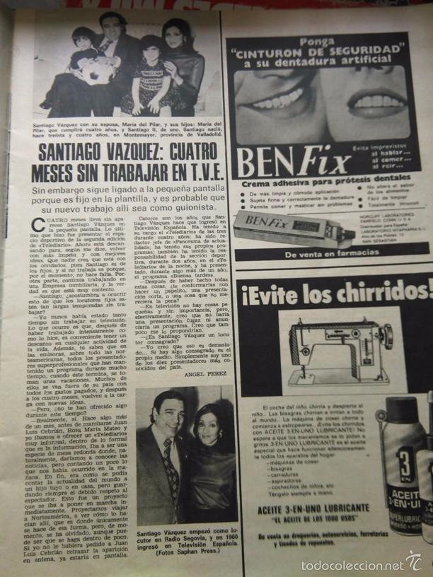 Collezionismo di Riviste e Giornali: recorte santiago vazquez