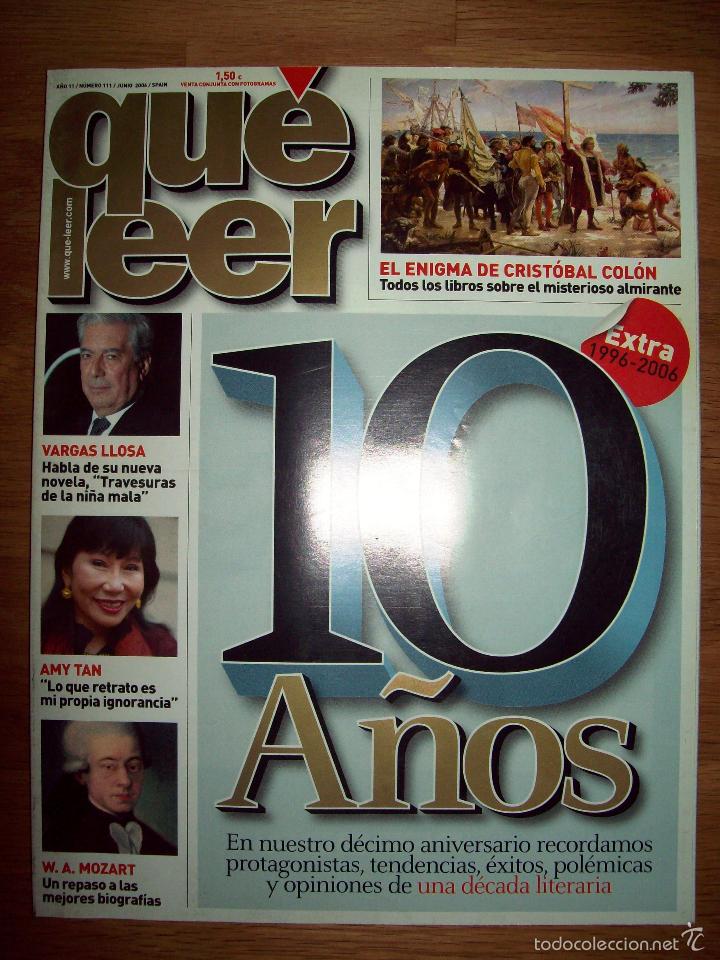 Collection Magazines and Newspapers: QU&Eacute; LEER. A&Ntilde;O 11 N&ordm; 111 ; JUNIO 2006