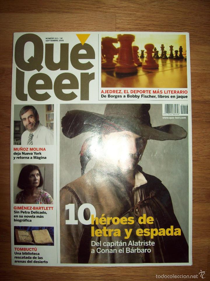 Collection Magazines and Newspapers: QU&Eacute; LEER. A&Ntilde;O 11 N&ordm; 113 ; SEPTIEMBRE 2006