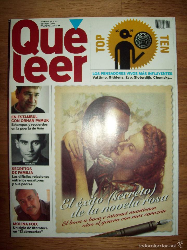 Collection Magazines and Newspapers: QU&Eacute; LEER. A&Ntilde;O 11 N&ordm; 114 ; OCTUBRE 2006