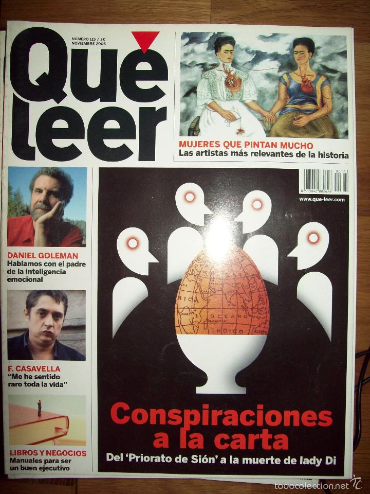 Collection Magazines and Newspapers: QU&Eacute; LEER. A&Ntilde;O 11 N&ordm; 115 ; NOVIEMBRE 2006
