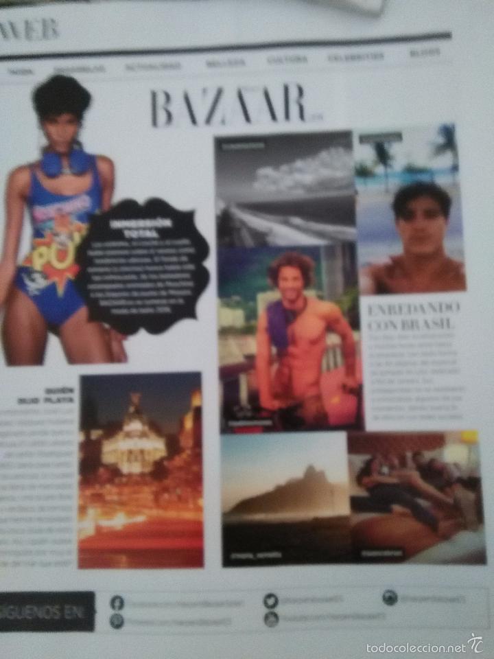 Coleccionismo de revistas y peri&oacute;dicos: RECORTE MODELOS BRASILE&Ntilde;OS MOSCHINO POWER PUFF GIRLS