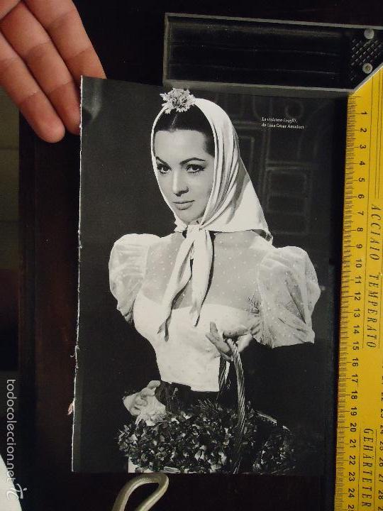 Coleccionismo de revistas y peri&oacute;dicos: sara zara sarita montiel hoja con fotografias - ver fotos adicionales parte trasera