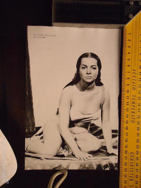 Coleccionismo de revistas y peri&oacute;dicos: sara zara sarita montiel hoja con fotografias - ver fotos adicionales parte trasera