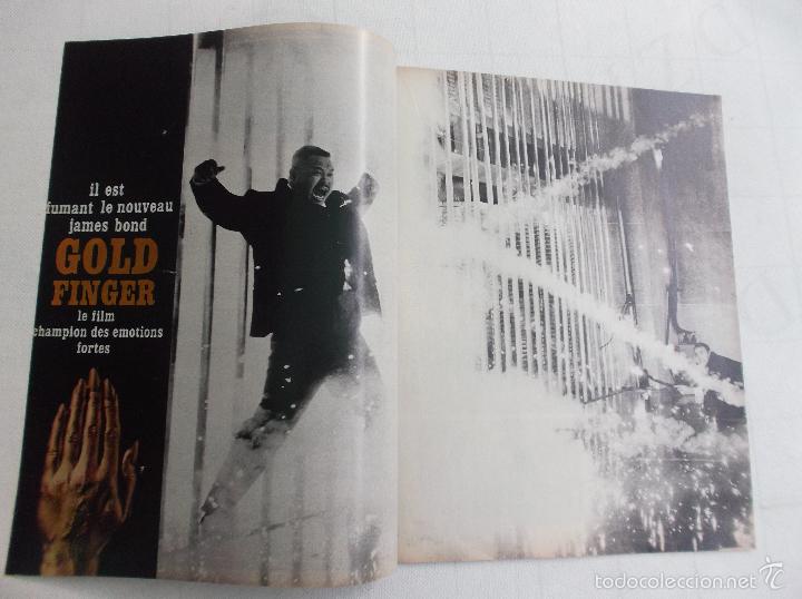 Coleccionismo de Revistas y Peri&oacute;dicos: james bond contra goldfinger ,revista salut le copain,en frances,8 paginas, 10 fotos