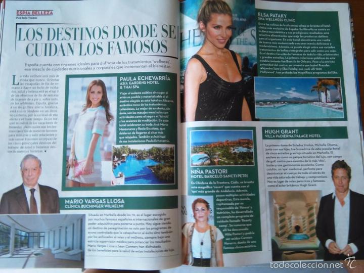 Coleccionismo de revistas y peri&oacute;dicos: recorte ni&ntilde;a pastori elsa pataky hugh grant paula echevarria mario vargas llosa