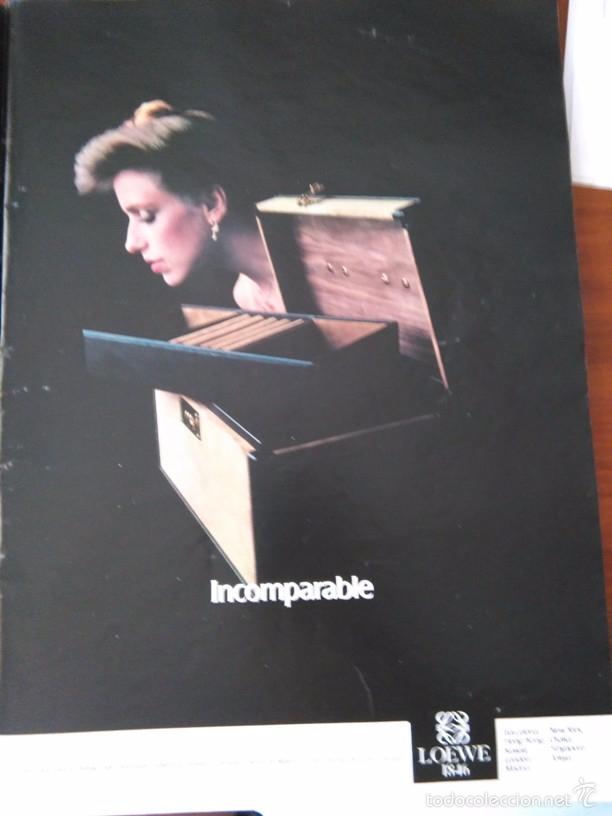 Coleccionismo de revistas y peri&oacute;dicos: 41 anuncio publicidad loewe