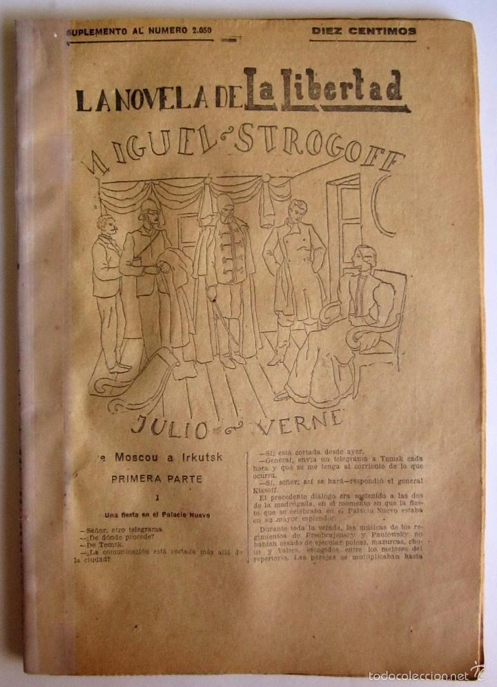 Collectionnisme de Revues et Journaux: 5 Suplementos de la novela de La Libertad n&ordm; 2050, 2056, 2062, 2068, 2074 - PRINC. S. XX