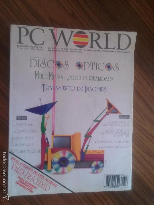 Collectionnisme de Revues et Journaux: PC WORLD 56. JULIO 1990. BUEN ESTADO. caj. 95