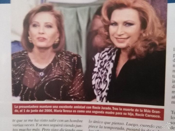 Coleccionismo de Revistas y Peri&oacute;dicos: RECORTE ROCIO JURADO MARIA TERESA CAMPOS