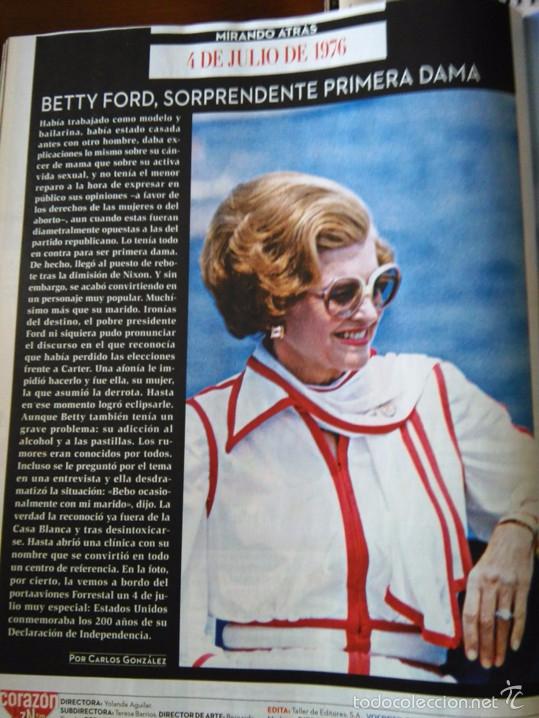 Coleccionismo de Revistas y Peri&oacute;dicos: RECORTE BETTY FORD