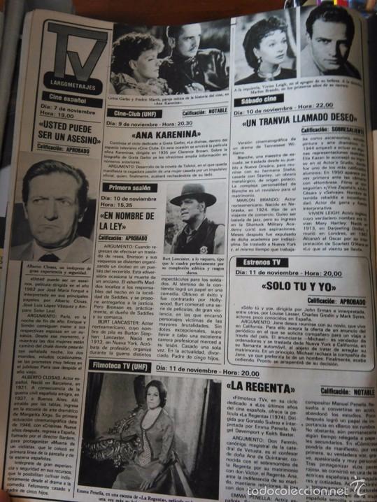 Coleccionismo de Revistas y Peri&oacute;dicos: recorte EMMA PENELLA BURT LANCASTER VIVIEN LEIGH MARLON BRANDO GRETA GARBO