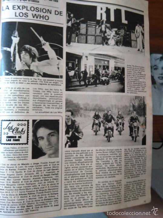 Coleccionismo de Revistas y Peri&oacute;dicos: RECORTE ALFONSO  PAHINO THE WHO