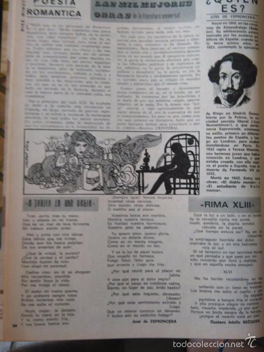 Coleccionismo de Revistas y Peri&oacute;dicos: recorte GUSTAVO ADOLFO BECQUER JOSE DE ESPRONCEDA